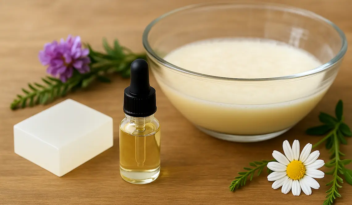 Тестування ароматичних олій в милі з основи