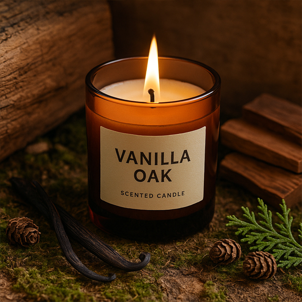 Vanilla Oak EO и FO Blend (тип Yankee Candle) Ароматична олія
