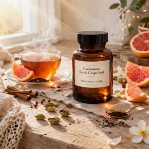 Cardamom tea & Grapefruit EO и FO Blend Ароматична олія MAKESY